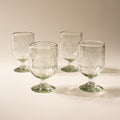Etched Thistle Wine Glass, Set of 4